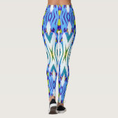 Moderne veelkleurige klassieker "Ratti_Creative_Ar Leggings (Achterkant)