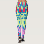Moderne veelkleurige klassieker "Ratti_Creative_Ar Leggings (Achterkant)