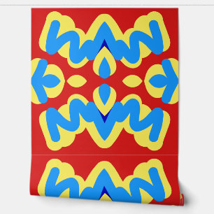 Moderne veelkleurige trendy "Ratti_Creative_Arts" Behang