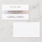 Moderne, veelzeggende professionele legant Glamor  Visitekaartje (Voorkant / Achterkant)