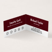 Moderne, veelzijdige, gedetailleerde Loyaliteit vo Visitekaartje (Binnen)