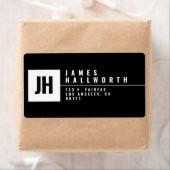 Moderne, veelzijdige, professionele look | Zwart-w Etiket (Insitu)