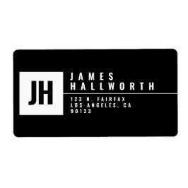 Moderne, veelzijdige, professionele look | Zwart-w Etiket