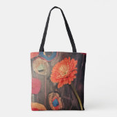 Moderne ventilatorkracht-Canvas tas (Achterkant)