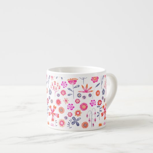 Moderne ventilatortuin espresso kop (Voorkant rechts)