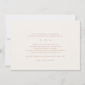 Moderne Verander de Datum Save The Date (Achterkant)