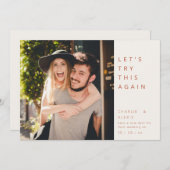 Moderne Verander de Datum Save The Date (Voorkant / Achterkant)