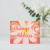 Moderne verandering in het ontwerp van de bloem va briefkaart (Staand voorkant)