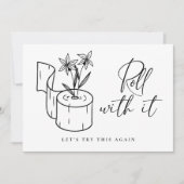 Moderne verandering van Datum Uitgestelde Geannule Kaart (Voorkant)