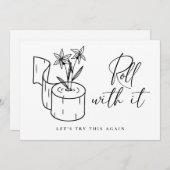 Moderne verandering van Datum Uitgestelde Geannule Kaart (Voorkant / Achterkant)