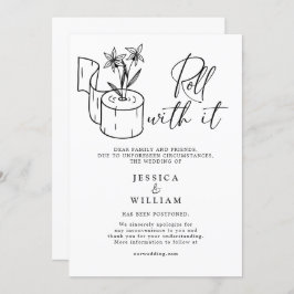 Moderne verandering van Datum Uitgestelde Geannule Kaart