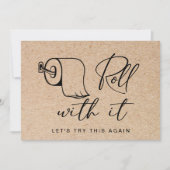 Moderne verandering van Datum Uitgestelde Geannule Kaart (Voorkant)