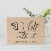 Moderne verandering van Datum Uitgestelde Geannule Kaart (Staand voorkant)