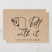 Moderne verandering van Datum Uitgestelde Geannule Kaart (Voorkant / Achterkant)