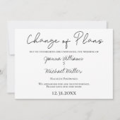 Moderne verandering van plannen Nieuw Save the Dat Kaart (Voorkant)