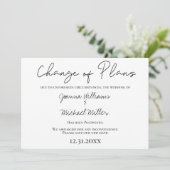 Moderne verandering van plannen Nieuw Save the Dat Kaart (Staand voorkant)