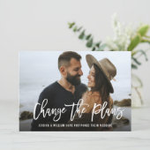 Moderne verandering van plannen uitgesteld FOTO br Kaart (Staand voorkant)