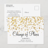 Moderne Verandering van Plannen Vrijgezellenfeest  Briefkaart (Voorkant / Achterkant)