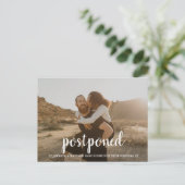 Moderne verandering van verzenddatum voor vaste we briefkaart (Staand voorkant)