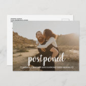 Moderne verandering van verzenddatum voor vaste we briefkaart (Voorkant / Achterkant)