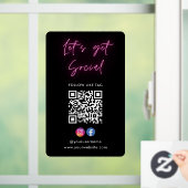 Moderne verbinding met het Amerikaanse Instagram F Raamsticker (Huis)