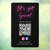 Moderne verbinding met het Amerikaanse Instagram F Raamsticker (Vel 3)