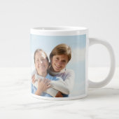 Moderne Verbluffende Moeder Foto Grote Koffiekop (Rechts)
