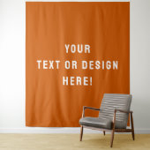 Moderne verbrande oranje wandtapijt voor thuis dec wandkleed (In situ)