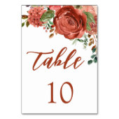 Moderne verbrande Sinaasappels bloementerracotta b Kaart (Achterkant)