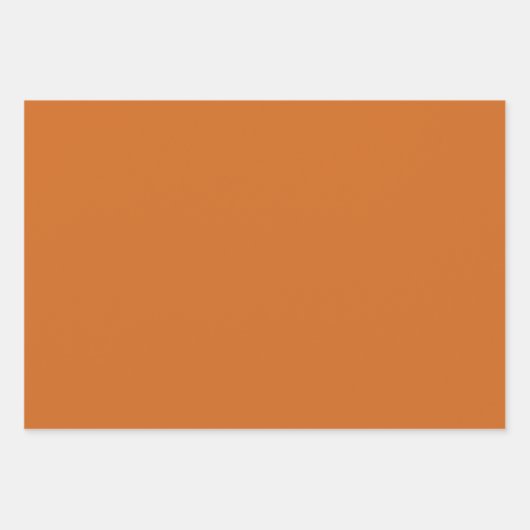 Moderne verbrande Sinaasappels herfst Inpakpapier Vel (Voorkant 3)