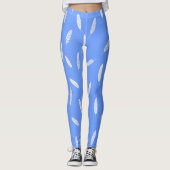 Moderne Veren Luxe Boho Collectie Leggings (Voorkant)
