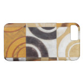 Moderne verf met cirkelpatronen Case-Mate iPhone case (Achterkant (Horizontaal))