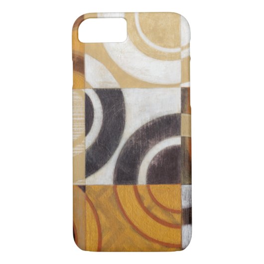 Moderne verf met cirkelpatronen Case-Mate iPhone case (Achterkant)