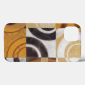Moderne verf met cirkelpatronen Case-Mate iPhone case (Achterkant (horizontaal))