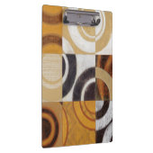 Moderne verf met cirkelpatronen klembord (Rechts)