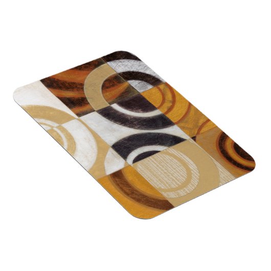 Moderne verf met cirkelpatronen magneet (Rechterzijde)