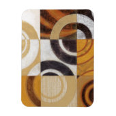 Moderne verf met cirkelpatronen magneet (Verticaal)