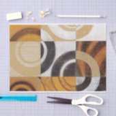 Moderne verf met cirkelpatronen tissuepapier (Craft)