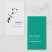 Moderne Verf Splatter Schilderij Bedrijf Schilder Visitekaartje (Voorkant / Achterkant)