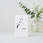 Moderne Verf Splatter Schilderij Bedrijf Schilder Visitekaartje (Staand voorkant)