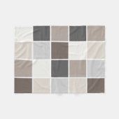 Moderne verfijnde ontwerp harmonische kleuren fleece deken (Voorkant (Horizontaal))