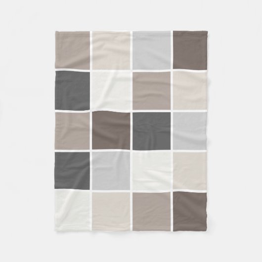 Moderne verfijnde ontwerp harmonische kleuren fleece deken (Voorkant)