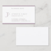 Moderne, verfijnde ontwerpminimalistische rendie visitekaartje (Voorkant / Achterkant)