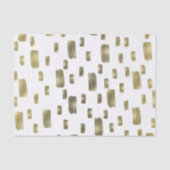 Moderne verfkwast goud koper brons glans tissuepapier (Voorkant)