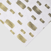 Moderne verfkwast Goud Koper Brons Glitter Tissuepapier (Detail)