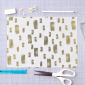 Moderne verfkwast Goud Koper Brons Glitter Tissuepapier (Craft)