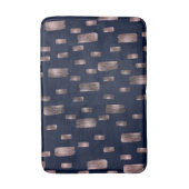 Moderne verfpenseel goudkoper Bronze Sparkle Badmat (Voorkant Verticaal)