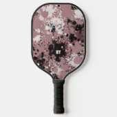 Moderne verfspatten gepersonaliseerd pickleball paddle (Voorkant)