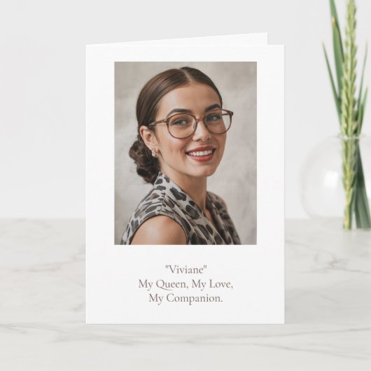 Moderne verjaardag foto kaart (Voorkant)