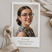 Moderne verjaardag foto kaart